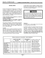 Preview for 4 page of COMFORT-AIRE ODF Series Installation And Operation Manual