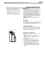 Preview for 9 page of COMFORT-AIRE PS-121B Installation, Operation And Maintenance Manual