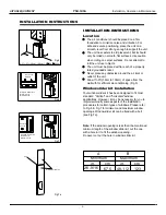 Предварительный просмотр 9 страницы COMFORT-AIRE PSH-141A Installation, Operation & Maintenance Manual