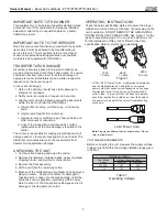 Предварительный просмотр 7 страницы COMFORT-AIRE PTTC09A-1 Owner'S Manual