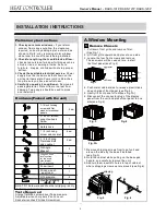 Предварительный просмотр 6 страницы COMFORT-AIRE RADS-101P Owner'S Manual