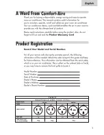 Предварительный просмотр 3 страницы COMFORT-AIRE RADS-181A User Manual