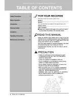 Preview for 2 page of COMFORT-AIRE REG-183A Owner'S Manual