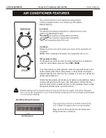 Предварительный просмотр 7 страницы COMFORT-AIRE RG-51J Owner'S Manual