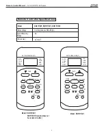 Preview for 3 page of COMFORT-AIRE SVH09SA-0 Remote Control Manual