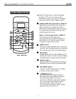 Preview for 5 page of COMFORT-AIRE SVH09SA-0 Remote Control Manual