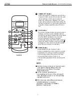 Preview for 6 page of COMFORT-AIRE SVH09SA-0 Remote Control Manual