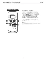 Preview for 9 page of COMFORT-AIRE SVH09SA-0 Remote Control Manual