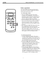 Preview for 10 page of COMFORT-AIRE SVH09SA-0 Remote Control Manual