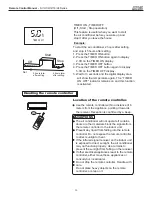 Preview for 13 page of COMFORT-AIRE SVH09SA-0 Remote Control Manual