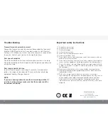 Preview for 9 page of Comfort audio Comfort Contego R800 User Manual