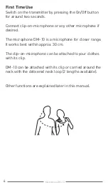 Preview for 6 page of Comfort audio Comfort Digisystem DM10 User Manual