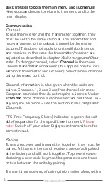 Preview for 8 page of Comfort audio Comfort Digisystem DM10 User Manual