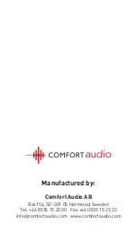 Preview for 24 page of Comfort audio Comfort Digisystem DM10 User Manual