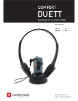 Comfort audio Duett User Manual preview