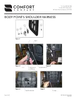 Preview for 2 page of Comfort Company Body Point Shoulder Harness Manual