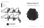 Preview for 1 page of Comfort Company RADIUS BACK Attaching Compass  4 Manual