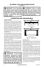 Preview for 14 page of Comfort Flame B36L-M Owner'S Operation And Installation Manual