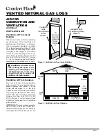 Preview for 6 page of Comfort Flame PCVDR24 RGA Owner'S Operation And Installation Manual