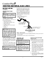 Preview for 8 page of Comfort Flame PCVDR24 RGA Owner'S Operation And Installation Manual