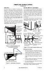 Предварительный просмотр 6 страницы Comfort Glow B42LI-M Owner'S Operating & Installation Manual