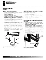 Preview for 10 page of Comfort Glow CBN20, CBP20, SBN20, SBP20, CB Safety Information And Installation Manual