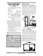 Preview for 7 page of Comfort Glow CCL3018NR Owner'S Operation And Installation Manual