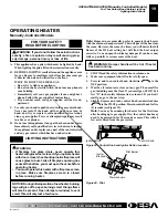 Preview for 19 page of Comfort Glow CCL3018P Owner'S Operation And Installation Manual