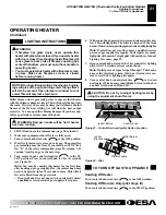 Preview for 21 page of Comfort Glow CCL3018P Owner'S Operation And Installation Manual