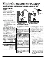 Preview for 10 page of Comfort Glow CCL3930PT Owner'S Operation And Installation Manual