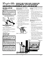 Preview for 12 page of Comfort Glow CCL3930PT Owner'S Operation And Installation Manual