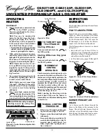 Preview for 18 page of Comfort Glow CCL3930PT Owner'S Operation And Installation Manual