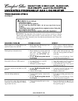 Preview for 22 page of Comfort Glow CCL3930PT Owner'S Operation And Installation Manual