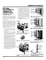 Preview for 23 page of Comfort Glow CCL3930PT Owner'S Operation And Installation Manual