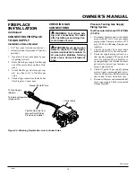 Preview for 19 page of Comfort Glow CDV34 Owner'S Operation And Installation Manual