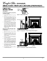 Preview for 20 page of Comfort Glow CDV34 Owner'S Operation And Installation Manual