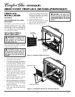 Preview for 22 page of Comfort Glow CDV34 Owner'S Operation And Installation Manual