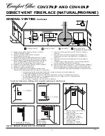 Preview for 6 page of Comfort Glow CDV37N Owner'S Operation And Installation Manual