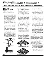 Preview for 12 page of Comfort Glow CDV37N Owner'S Operation And Installation Manual