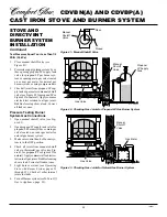 Предварительный просмотр 20 страницы Comfort Glow CDVBN Owner'S Operation And Installation Manual