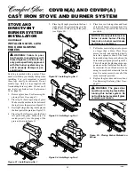 Предварительный просмотр 22 страницы Comfort Glow CDVBN Owner'S Operation And Installation Manual