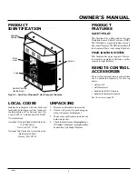 Preview for 3 page of Comfort Glow CF26PR Owner'S Operation And Installation Manual