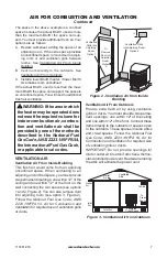 Предварительный просмотр 7 страницы Comfort Glow CFS26NT Owner'S Operation And Installation Manual