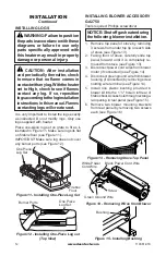 Предварительный просмотр 12 страницы Comfort Glow CFS26NT Owner'S Operation And Installation Manual