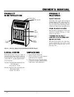 Preview for 3 page of Comfort Glow CG10N Owner'S Operation And Installation Manual