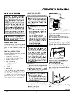 Preview for 7 page of Comfort Glow CG10N Owner'S Operation And Installation Manual