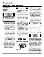 Preview for 12 page of Comfort Glow CG10N Owner'S Operation And Installation Manual