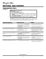 Preview for 16 page of Comfort Glow CG10N Owner'S Operation And Installation Manual