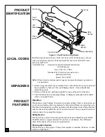 Preview for 4 page of Comfort Glow CG2618NVA Owner'S Operation And Installation Manual