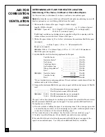 Preview for 6 page of Comfort Glow CG2618NVA Owner'S Operation And Installation Manual